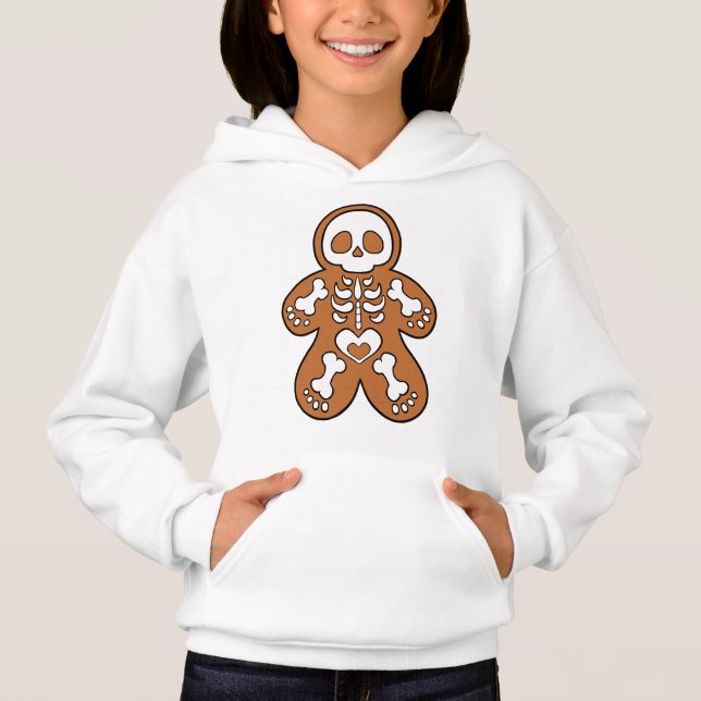 Gingerbread Skeleton Man Hoodie (Vorderseite)