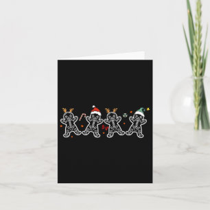 Gingerbread Skeleton Weihnachtsradiologie Shir Xra Karte