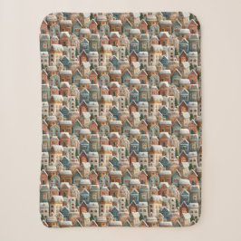 Gingerbread Snow Frosted Village Sherpadecke