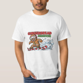 Gingerbread Snowboarder T-Shirt