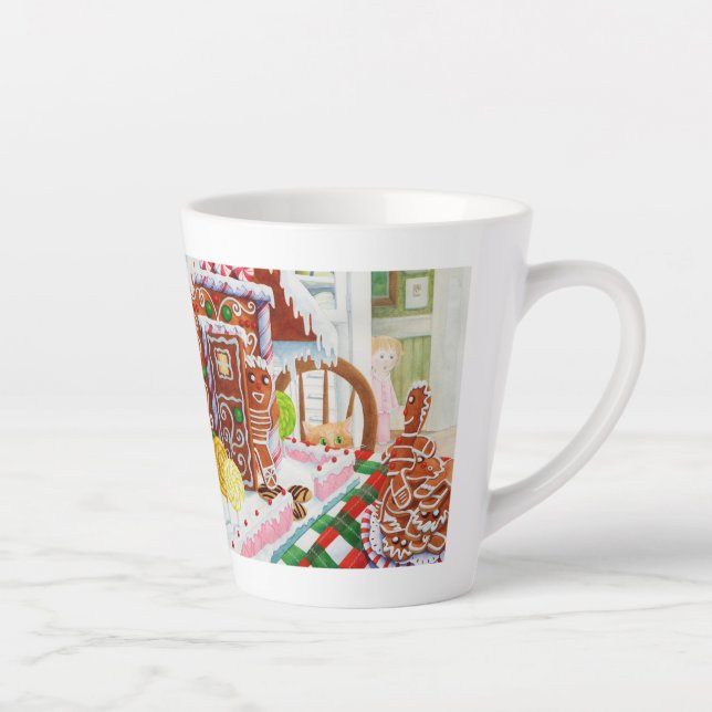 GINGERBREAD SURPRISE Latte Mug (Droite)