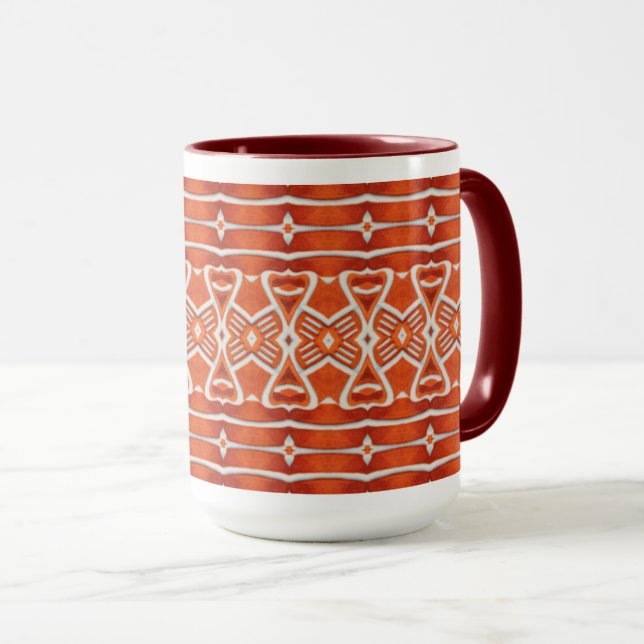 GINGERBREAD Tall Maroon Combo Tasse (VorderseiteRechts)