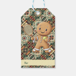 Gingerbread Tennis Grand Slam 🎾 Sondertext 🎄 Geschenkanhänger