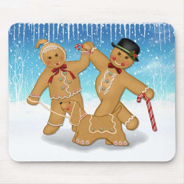 Gingerbread Trio Mousepad (Vorne)
