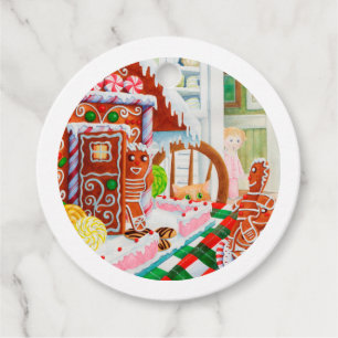 GINGERBREAD ÜBERRASCHENDE RUNDZEICHEN GESCHENKANHÄNGER