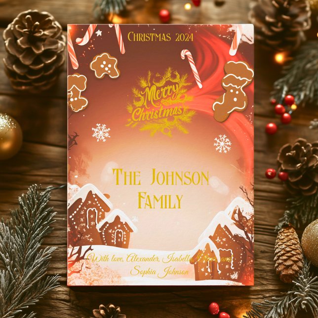 Gingerbread Village mit benutzerdefinierter Famili Einladung (Von Creator hochgeladen)
