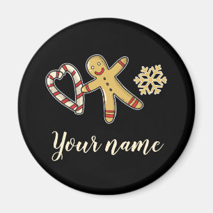 Gingerbreadman-Liebe Magnet