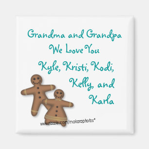 GingerbreadPeople Magnet-fertigen besonders an Magnet