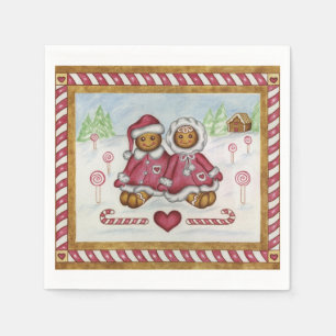 Gingerbrei Christmas Napkins Serviette