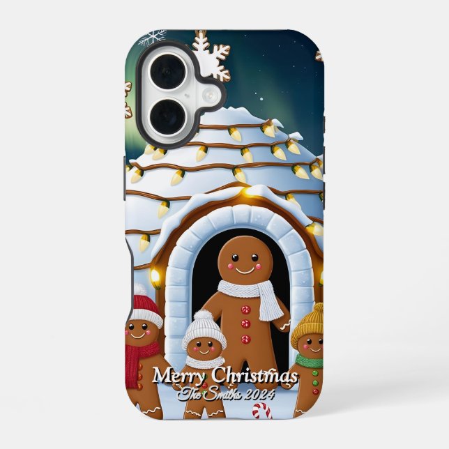 Gingerbrei iPhone 16 Hülle (Rückseite)