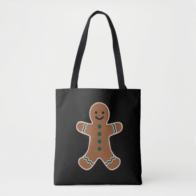 Gingerbrei Man Body Kostüm für Weihnachten Tasche (Vorderseite)