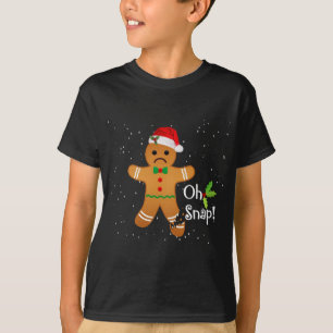 Gingerbrei Man - Oh Snap Funny Niedlich Christmas T-Shirt