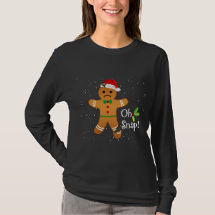Gingerbrei Man - Oh Snap Funny Niedlich Christmas T-Shirt