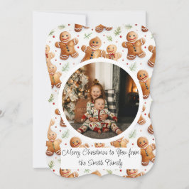 Gingerbrei Men Christmas Card