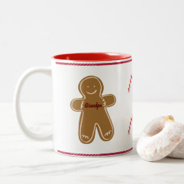 Gingerbret Persönliche Oma Opa Urlaub Zweifarbige Tasse