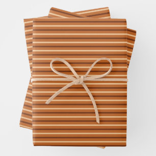 Gingerbrett Farbe Weihnachten Geschenkpapier Set