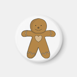 GingerBroad Man Weihnachtskost Magnet