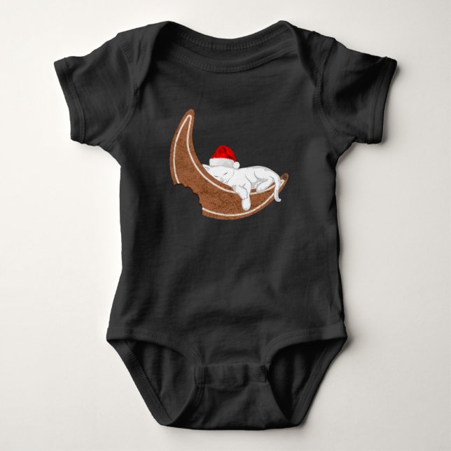 Gingerbrot Baby Strampler (Vorderseite)