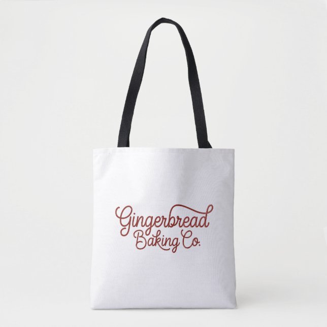 Gingerbrot Backcocktail Weihnachten Tasche (Vorderseite)