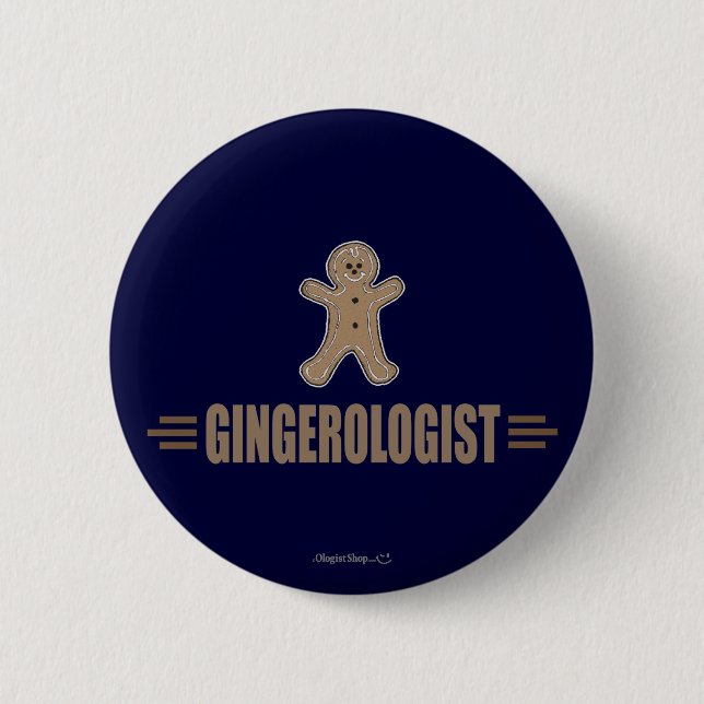 Gingerbrot Button (Vorderseite)
