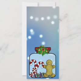 Gingerbrot & Candy Jar Weihnachtskarte