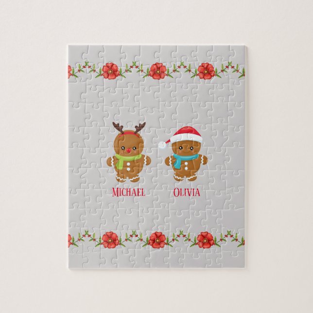 Gingerbrot Cookie Couple (Vertikal)