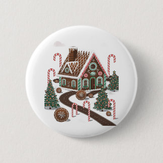 Gingerbrot Cookie Wonderland Button