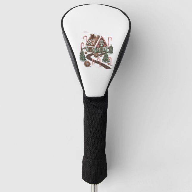 Gingerbrot Cookie Wonderland Golf Headcover (Vorderseite)