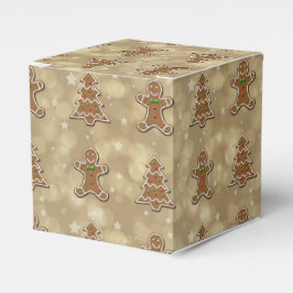 Gingerbrot-Cookies-Muster - Gefälligkeitsbox Geschenkschachtel