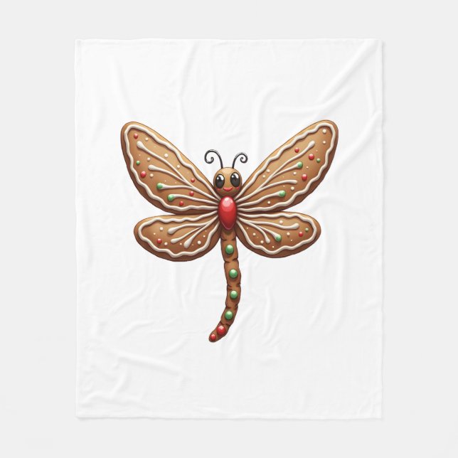 Gingerbrot Fleecedecke (Vorderseite)