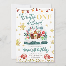 Gingerbrot Haus Geburtstagsparty Einladung