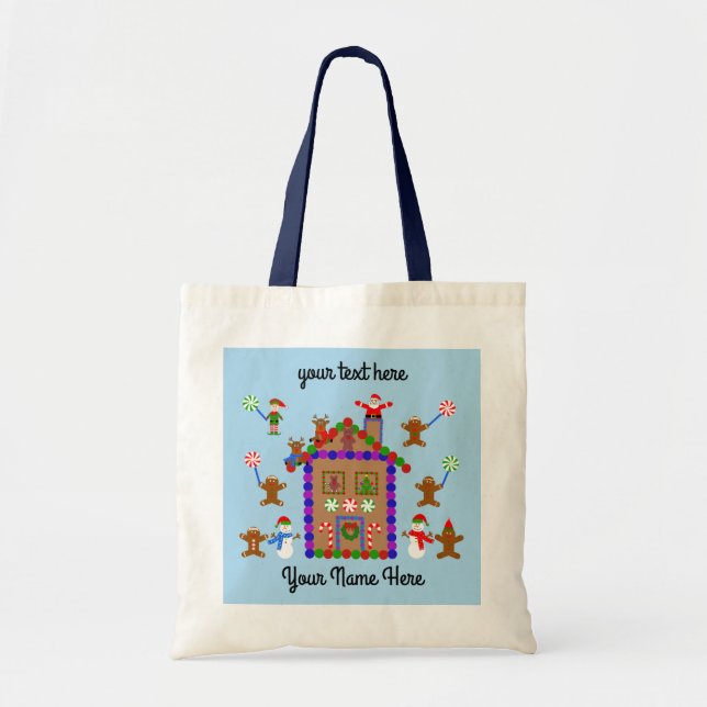 Gingerbrot House #2 Tote Bag Tragetasche (Vorne)