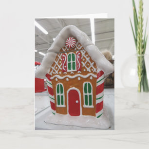 Gingerbrot House Card Feiertagskarte