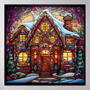 Gingerbrot House Poster