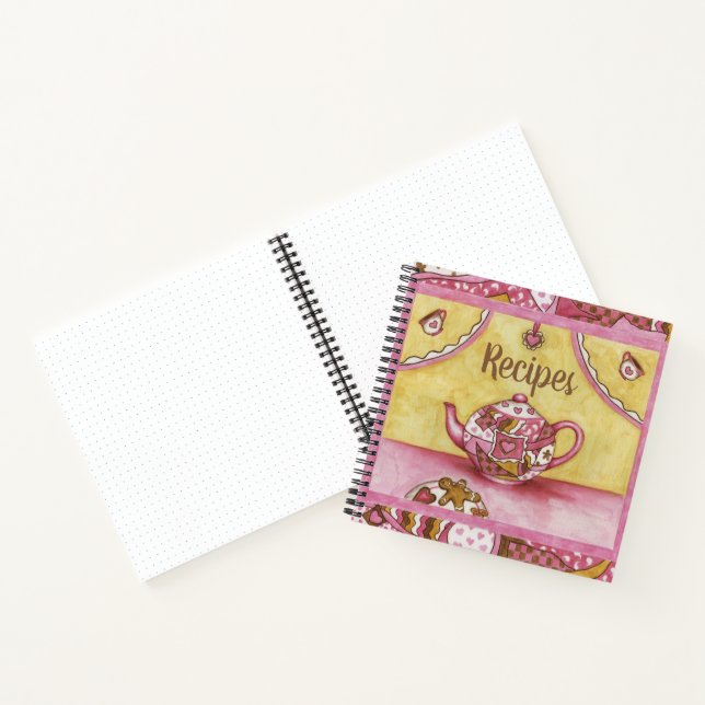 Gingerbrot Kitchen Rezept Notebook Notizbuch (Innenseite)