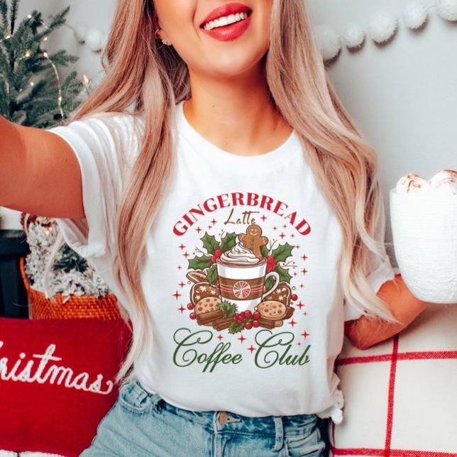 Gingerbrot Latte Coffee Club T - Shirt (Von Creator hochgeladen)