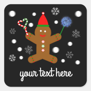 Gingerbrot Man #2 Stickers