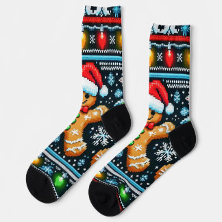 Gingerbrot man Sock Socken