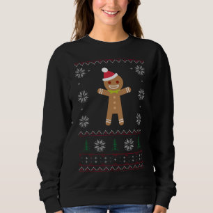 Gingerbrot Man Ugly Sweater Christmas Sweatshirt