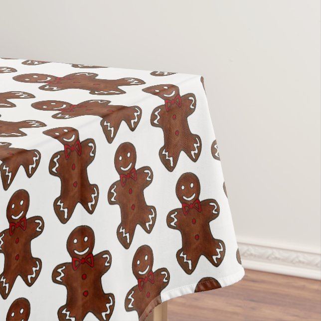Gingerbrot Mann Weihnachtsgebäck Weihnachtsgebäck Tischdecke (Beispiel)