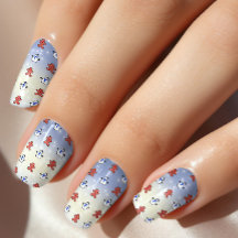 Gingerbrot Männer & Snowmen Minx Nail Art Decals