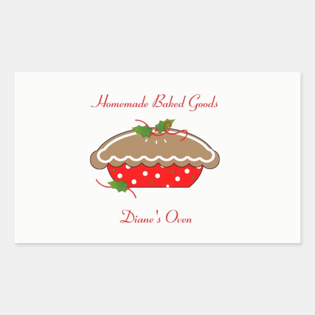 Gingerbrot Pie Stickers (Vorderseite)