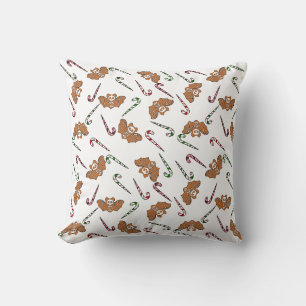Gingerbrot Skeleton Bat Kissen