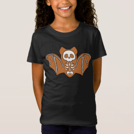 Gingerbrot Skeleton Bat T-Shirt