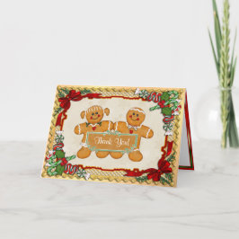 Gingerbrot Spaß Holiday Danke