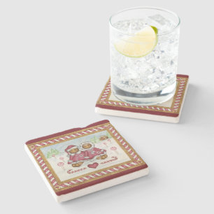 Gingerbrot Stone Untersetzer