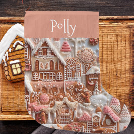 Gingerbrot Weihnachten Großer Weihnachtsstrumpf