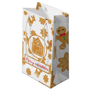 Gingerbrot Weihnachten Kleine Geschenktüte
