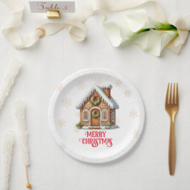 Gingerbrot Weihnachten Pappteller