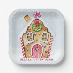 Gingerbrot Weihnachten Pappteller